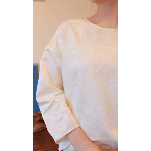 【抖音专属】【春思系列】套头衫(24708140-凝脂) 商品图3