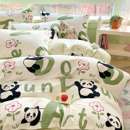 【热卖推荐】自然醒纯棉床上四件套全棉公主花被套床单宿舍床品三件套女NH149 商品图7