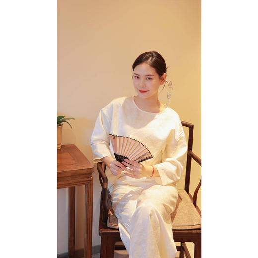 【抖音专属】【春思系列】套头衫(24708140-凝脂) 商品图2