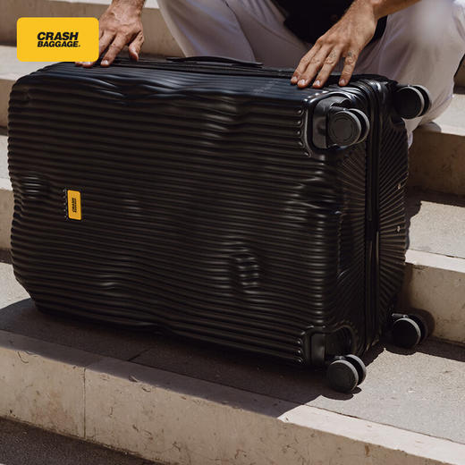 Crash Baggage STRIPE系列  意大利小众设计20寸24寸28寸条纹破损行李箱拉杆箱留学登机箱 商品图4