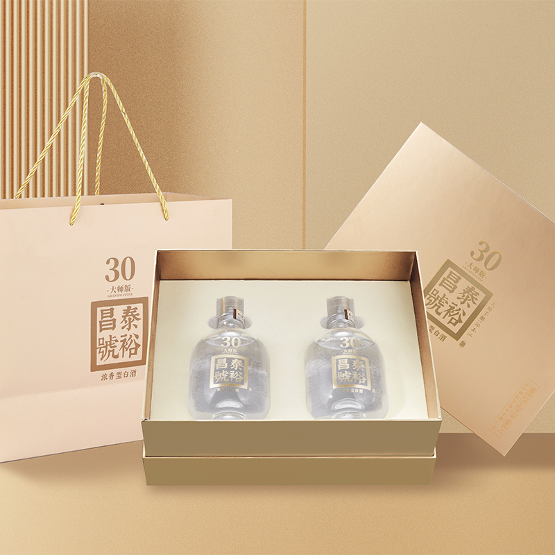 [大师版]52度2瓶-泰裕昌浓香型白酒500ml*2瓶纯粮食酒送礼礼盒装