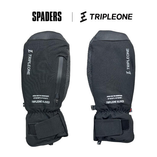 TRIPLEONE凯夫拉手套（黑） 商品图1
