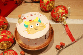 龙宝宝·火龙果奶油蛋糕（可备注少糖）