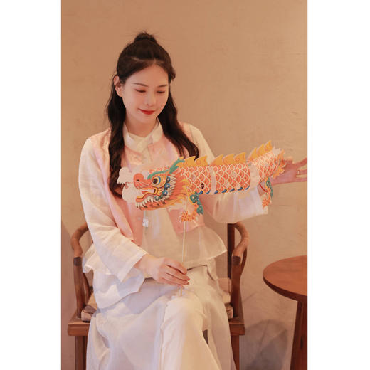 【春思系列】荷叶边马甲（24704119-十样锦） 商品图3