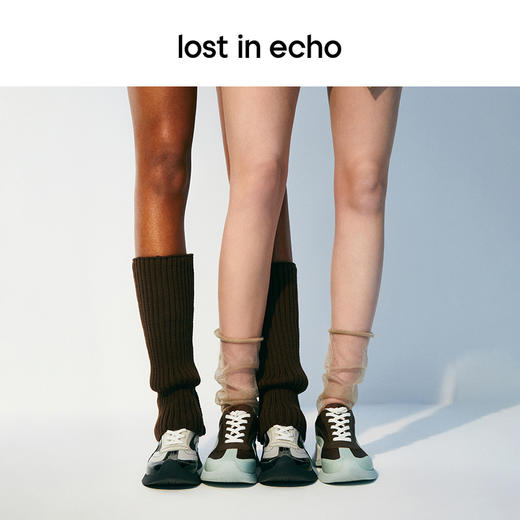 [捡漏价]lost in echo2024春季新品设计师款翘头图案装饰复古户外运动跑鞋 商品图2