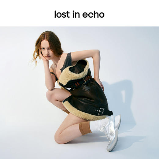 [捡漏价]lost in echo2024春季新品设计师款翘头图案装饰复古户外运动跑鞋 商品图3