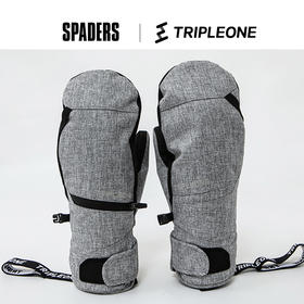 23/24 TRIPLEONE基础款手套 带护腕 灰色