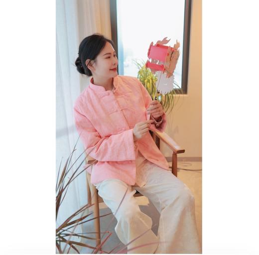 【2026东衣作】【春思系列】棉服（21802058小红） 商品图0