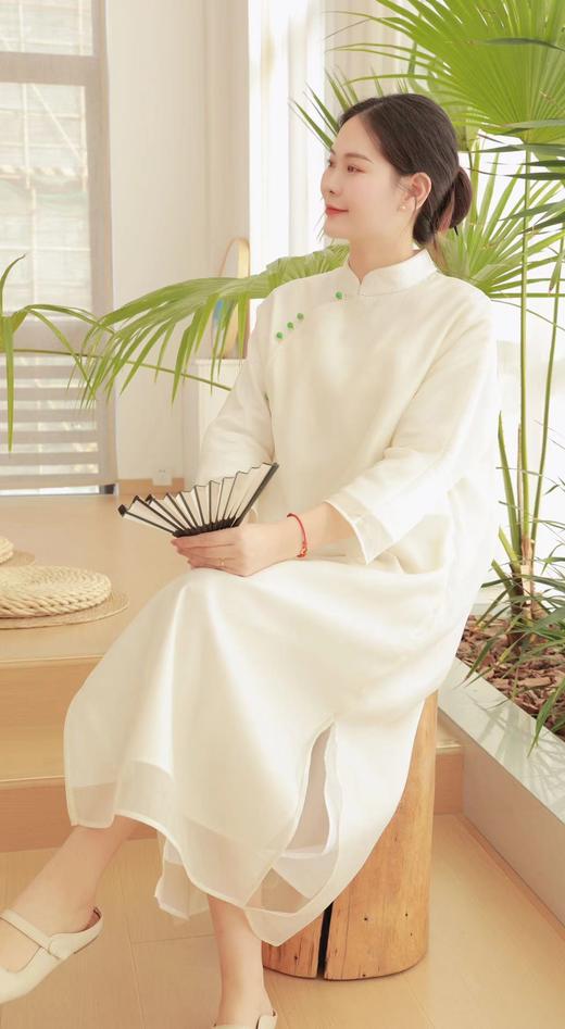 【抖音专属】【春思系列】连衣裙（24707129-山矾） 商品图2