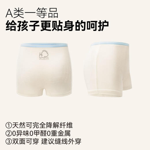 工作日48小时发货周末订单周一发货【HeyBetter专享】一次性平角内裤十条装 商品图4