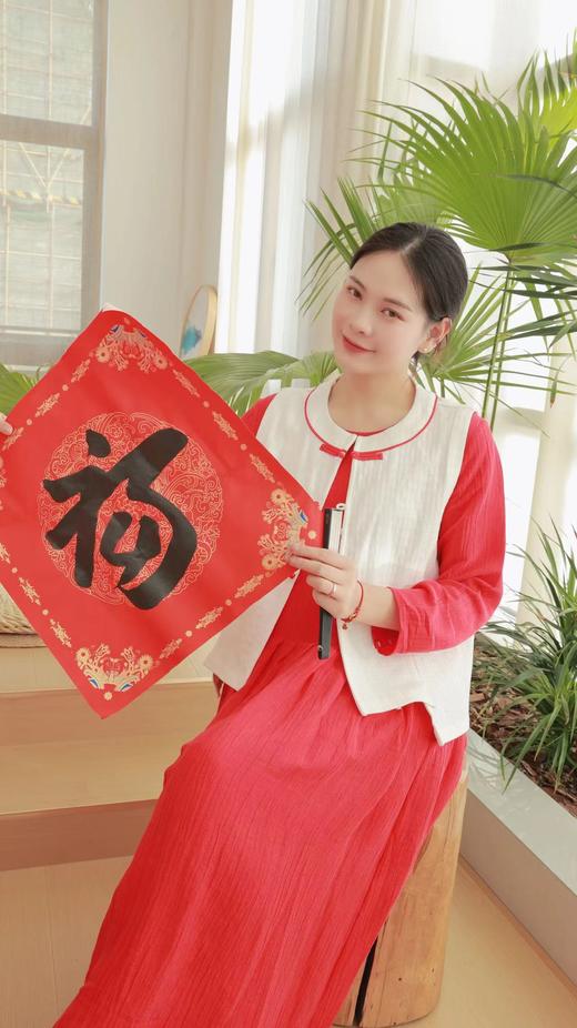 【线上专属】中式马甲（24704109-山矾） 商品图2