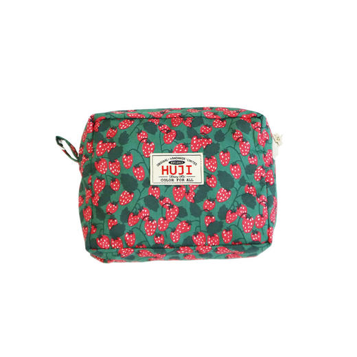HUJI祤集Motley收纳包插画樱桃草莓 商品图9