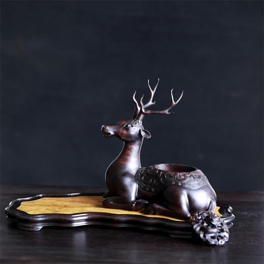 卧鹿纳福°血檀小香炉 商品图2