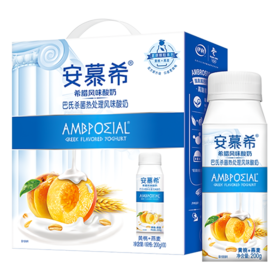 安慕希黄桃燕麦200g*10瓶/箱（保质期到2026年6月24日，介意勿拍）