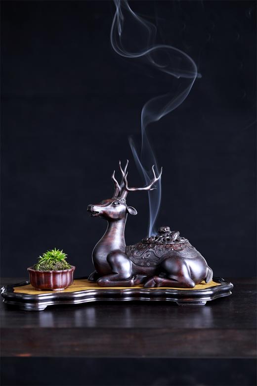 卧鹿纳福°血檀小香炉 商品图1