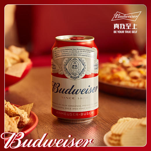 Budweiser/百威啤酒经典醇正330ml 商品图1