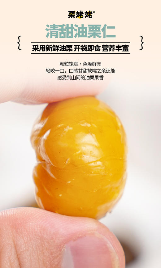 零食原味板栗肉 油栗仁500g/袋 商品图2