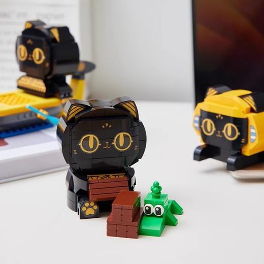 大英博物馆盖亚·安德森猫和她的朋友们系列 【安德森猫的打工日常】DIY拼搭积木盲盒 桌面摆件 商品图4