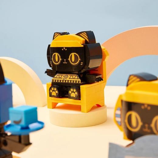 大英博物馆盖亚·安德森猫和她的朋友们系列 【安德森猫的打工日常】DIY拼搭积木盲盒 桌面摆件 商品图1