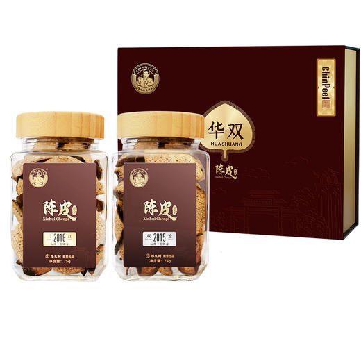 陈皮村吴村长华双陈皮礼盒（2018年三江75g+2015年双水75g） 商品图6