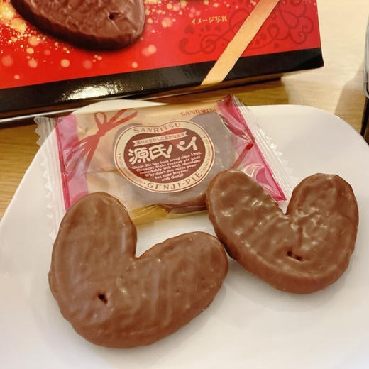 日本SANRIYSU巧克力味蝴蝶酥饼礼盒140g（10g*14）/057471 能吃出咔嚓声的美味蝴蝶酥 商品图1