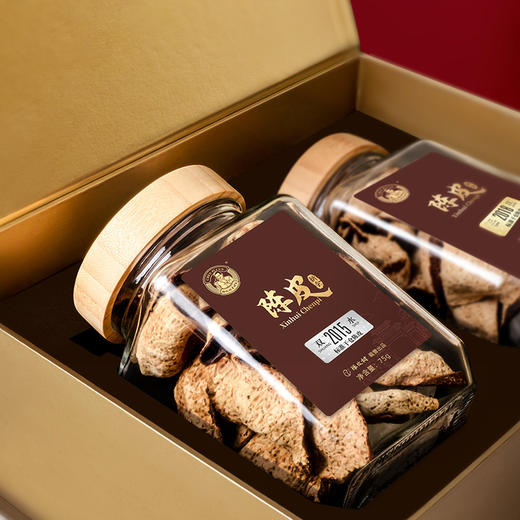 陈皮村吴村长华双陈皮礼盒（2018年三江75g+2015年双水75g） 商品图5