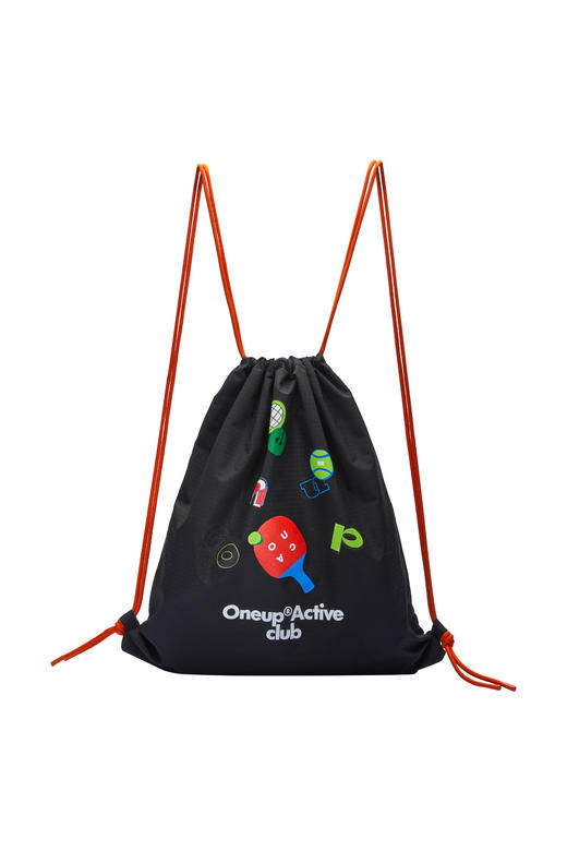 oneup防泼水印花束口背包 商品图7