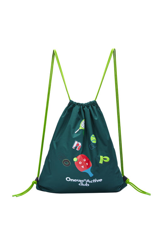 oneup防泼水印花束口背包 商品图9