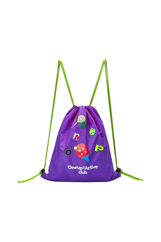 oneup防泼水印花束口背包 商品图8