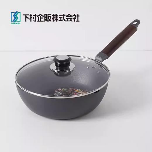 下村氮化窒化工艺家用无涂层煎炒锅28CM 商品图3
