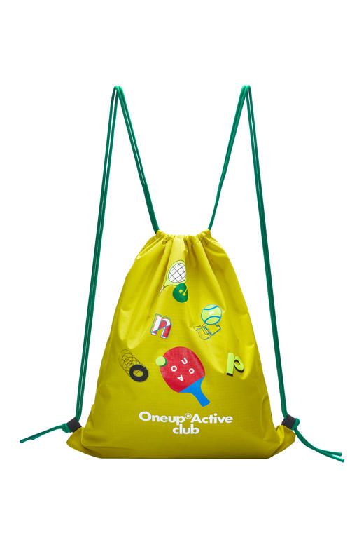 oneup防泼水印花束口背包 商品图6