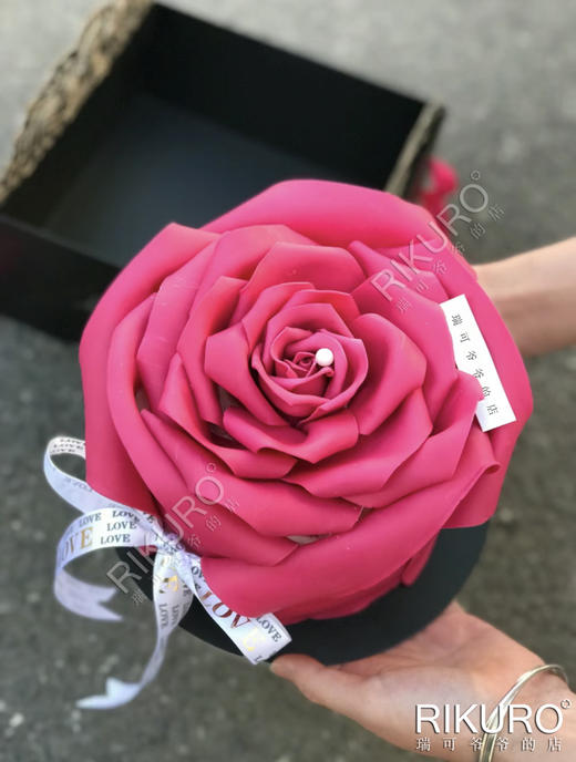 🌹玫瑰之心 | 弗洛伊德翻糖玫瑰生日蛋糕 商品图1