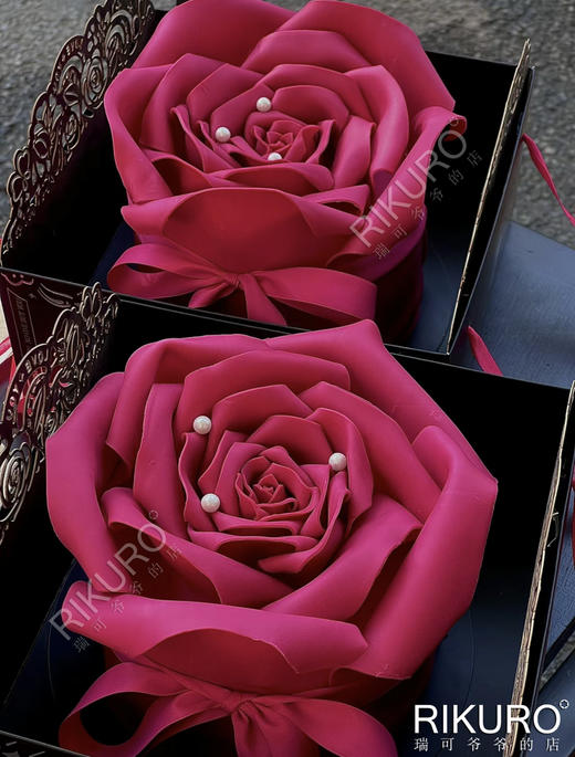 🌹玫瑰之心 | 弗洛伊德翻糖玫瑰生日蛋糕 商品图2