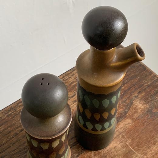 1960s西德顶级瓷器品牌W.Goebel稀有几何纹酱油瓶/调料罐 商品图1