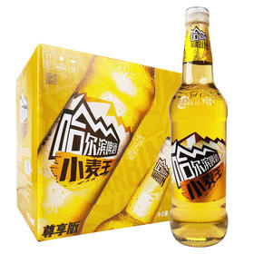[啤酒]哈尔滨小麦王啤酒500ml*12瓶整箱