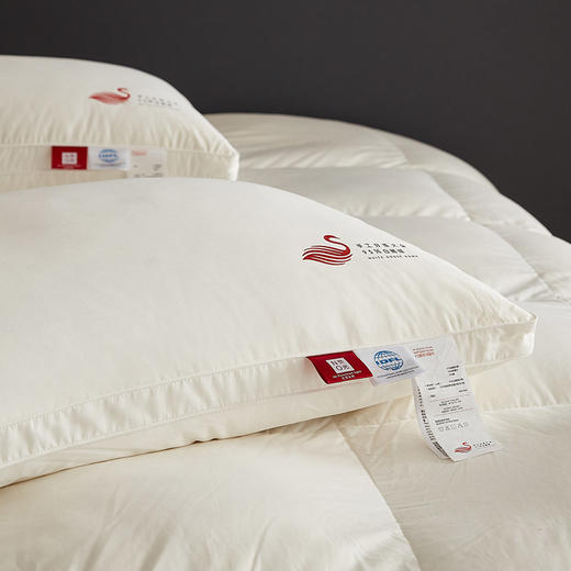 自然醒手挑大朵95白鹅绒枕头羽绒枕芯单人家用护颈枕助睡眠枕男女深睡枕LK 商品图10