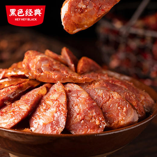 黑色经典老长沙麻辣香肠400g/袋 商品图5