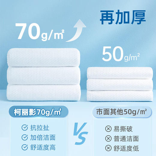 Slike 旅行一次性棉柔浴巾70*140cm酒店用品旅游用品/袋 商品图1