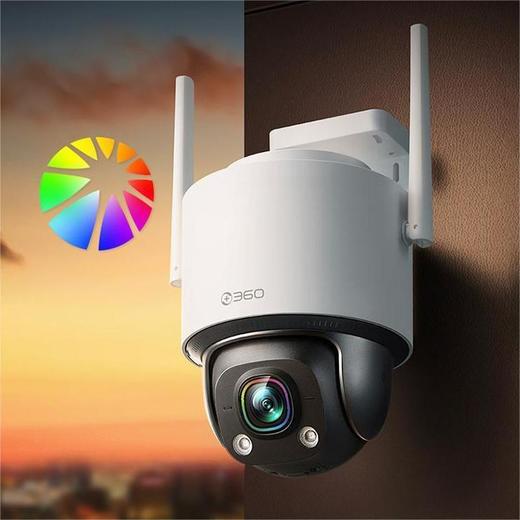 【专属】360户外球机6Ultra昼夜真彩版500万超清家用无线家庭监控器手机远程监控360度全景室外摄像头防水夜视 商品图0