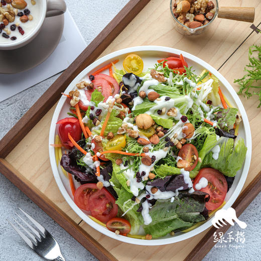 生态沙拉蔬菜箱（非净菜，过年也发货） | 绿家自产* Organic salad vegetable box | Self-production 商品图0