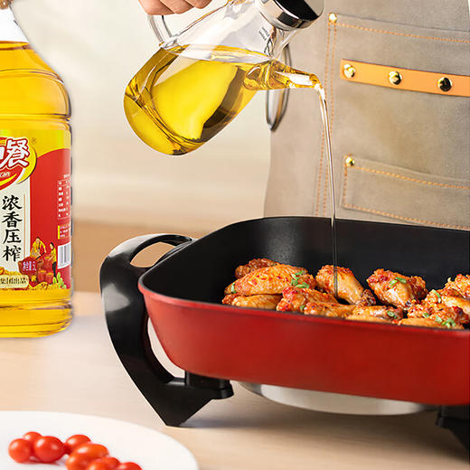 盘中餐浓香压榨纯花生油5L 商品图3