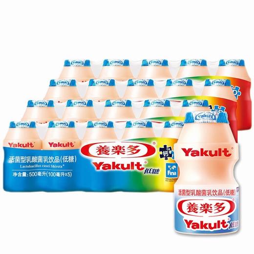 养乐多活性乳酸菌饮品低糖100ml/瓶 商品图0