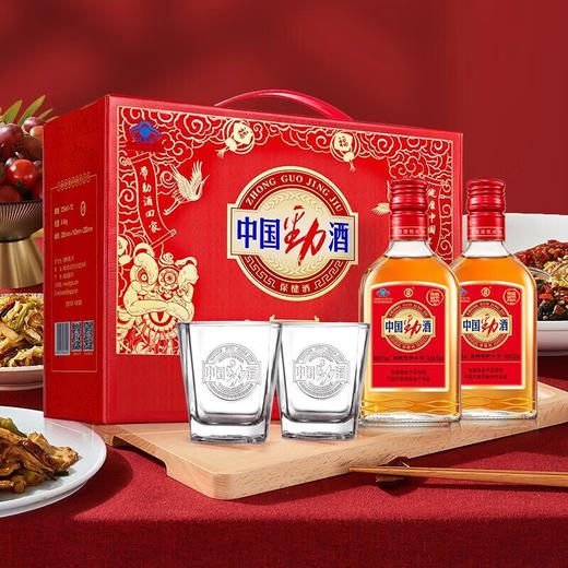 35°中国劲酒125ml*12瓶酒水礼盒（内赠酒杯） 商品图0