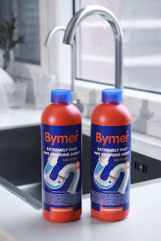 【管道“清洁工”】Bymer·拜默果冻凝胶管道疏通 不挑管道高效疏通 安全健康分解异味 和管道飞虫说再见 500g/瓶 商品图1