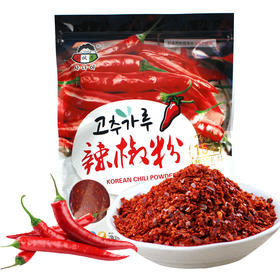 小伙子辣椒粉500g/袋粗粒干辣椒韩国风味韩式料理调料粉
