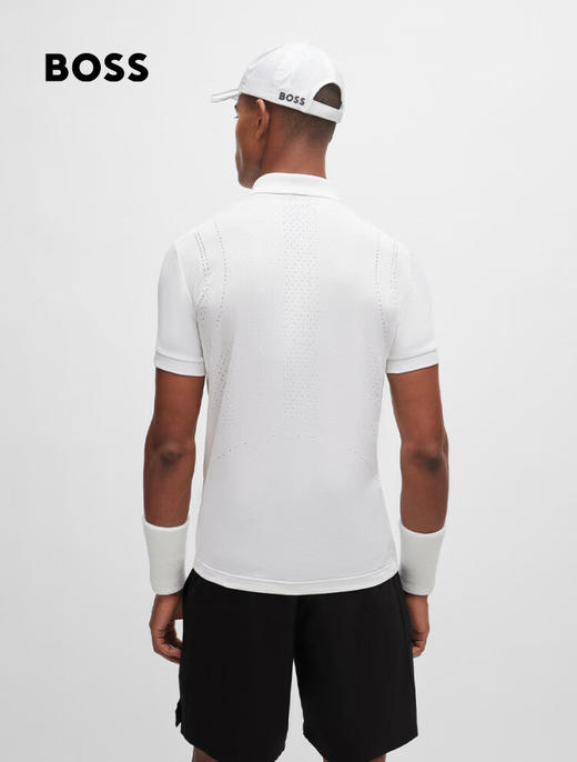 HUGO BOSS POLO男  50506186-100 白色.100%聚酯纤维 商品图1