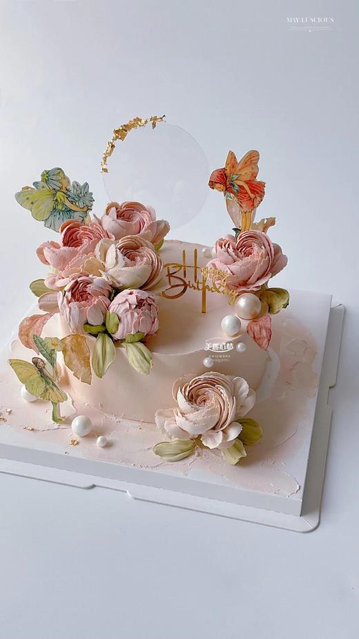 精灵花丛-韩式裱花系列蛋糕 商品图1