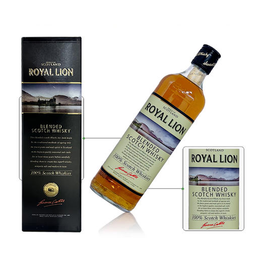 英国进口罗兰狮子苏格兰调配威士忌700ml 商品图2