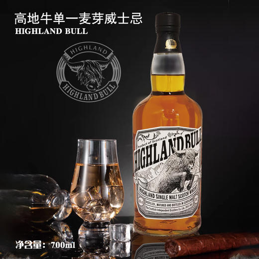 英国进口高地牛单一麦芽威士忌700ml 商品图0