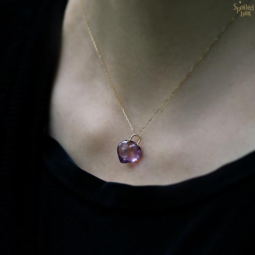 SpoiledBrat Jewelry18k黄紫晶项链 商品图2